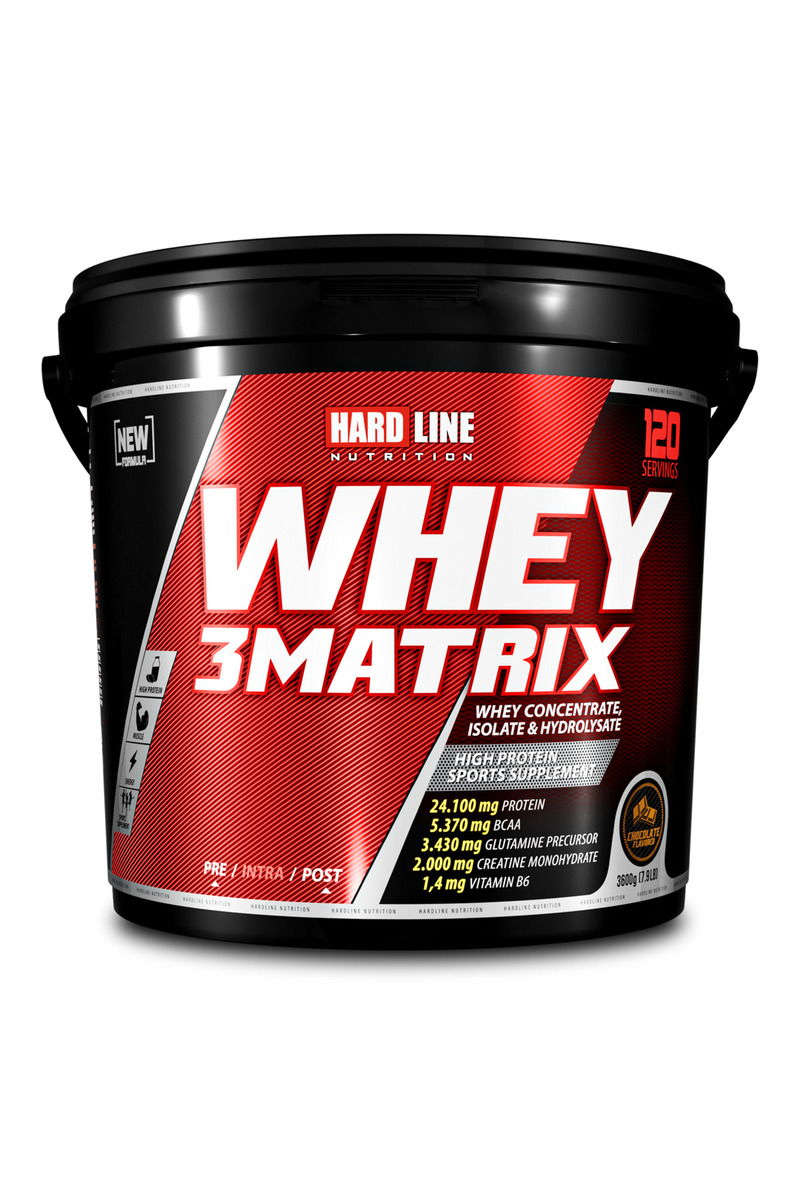 Hardline Whey 3Matrix 3600 Gr Çikolata Aromalı