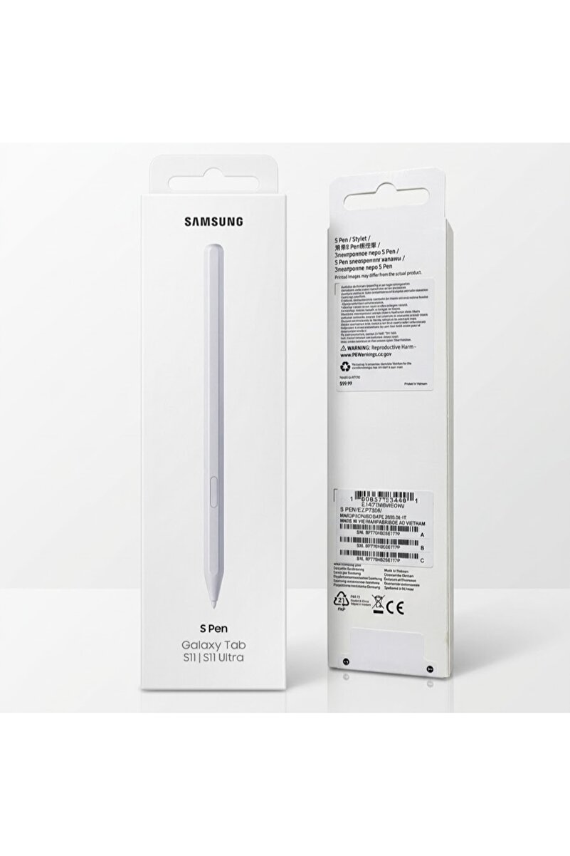 Samsung Galaxy S Pen Tab S11 / S11 Ultra Beyaz Orijinal Kalem EJ-PX730BWEGUJ