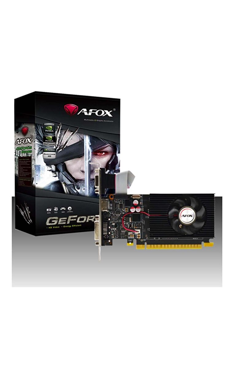 Afox Geforce GT730 4gb Ddr3 128bit AF730-4096D3L3 DVI HDMI VGA LP Single Fan Retail Pack Ekran Kartı