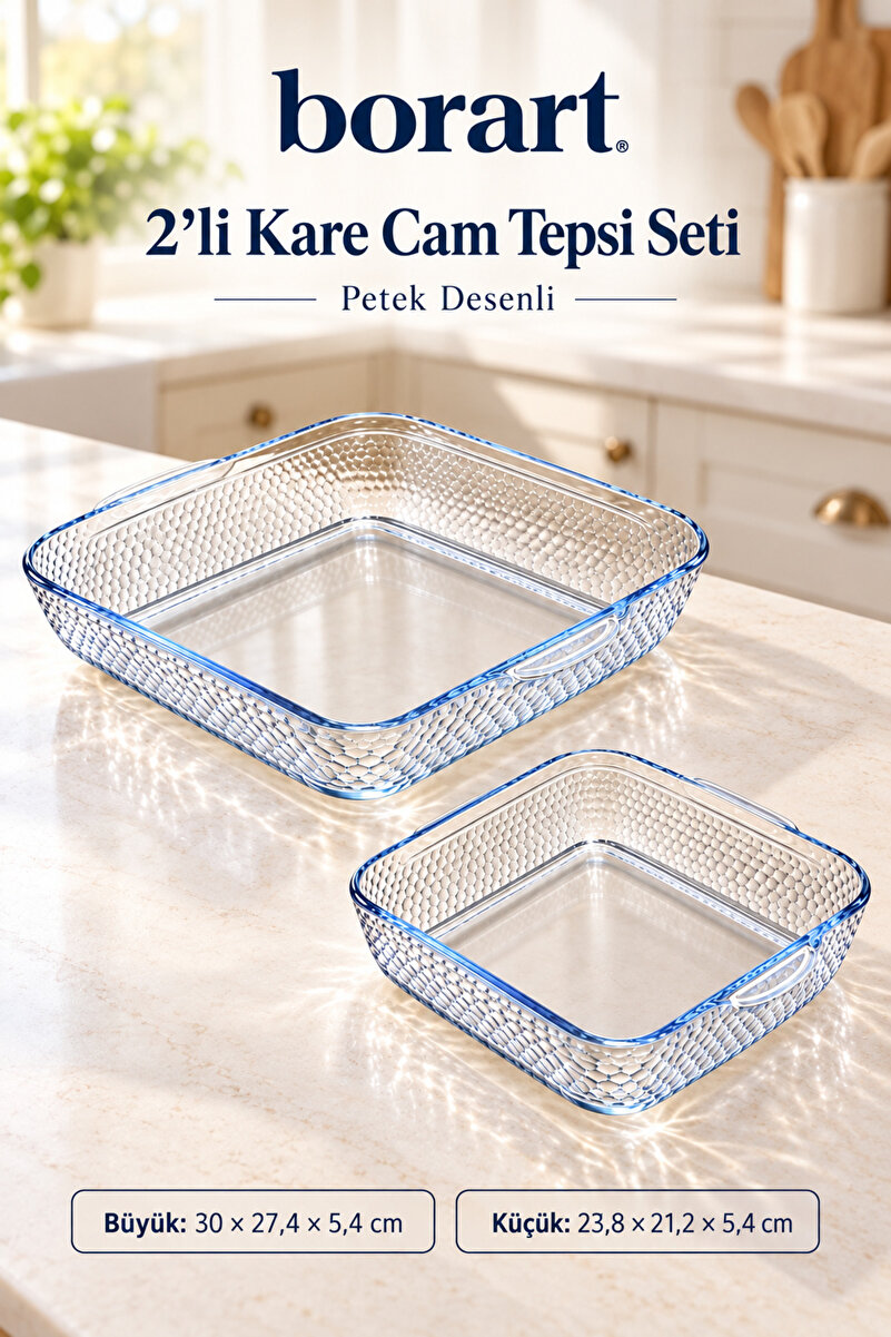 tvaCraft Pyrex cam fırın kabı borcam ısıya dayanaklı