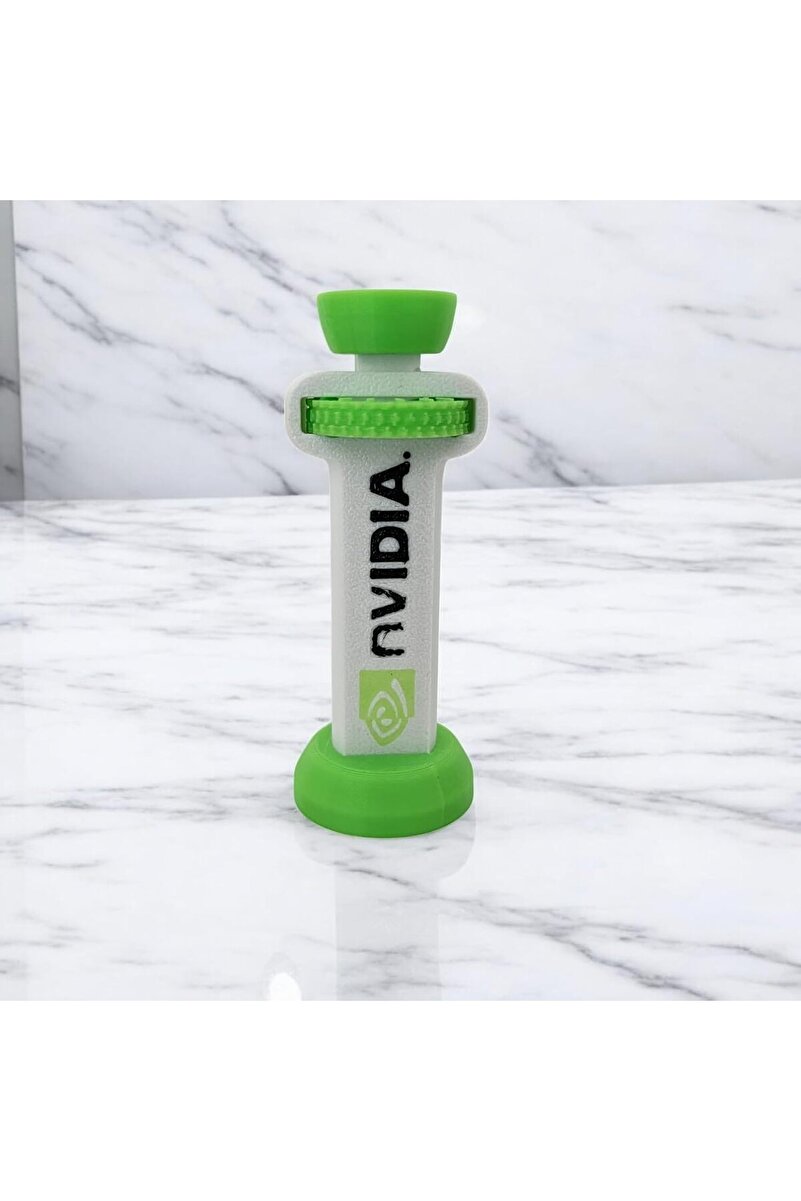TinyBox Nvidia Logolu Ayarlanabilir Ekran Kartı Tutucu - GPU Sarkma Önleyici Destek Aparatı (75mm - 115mm)