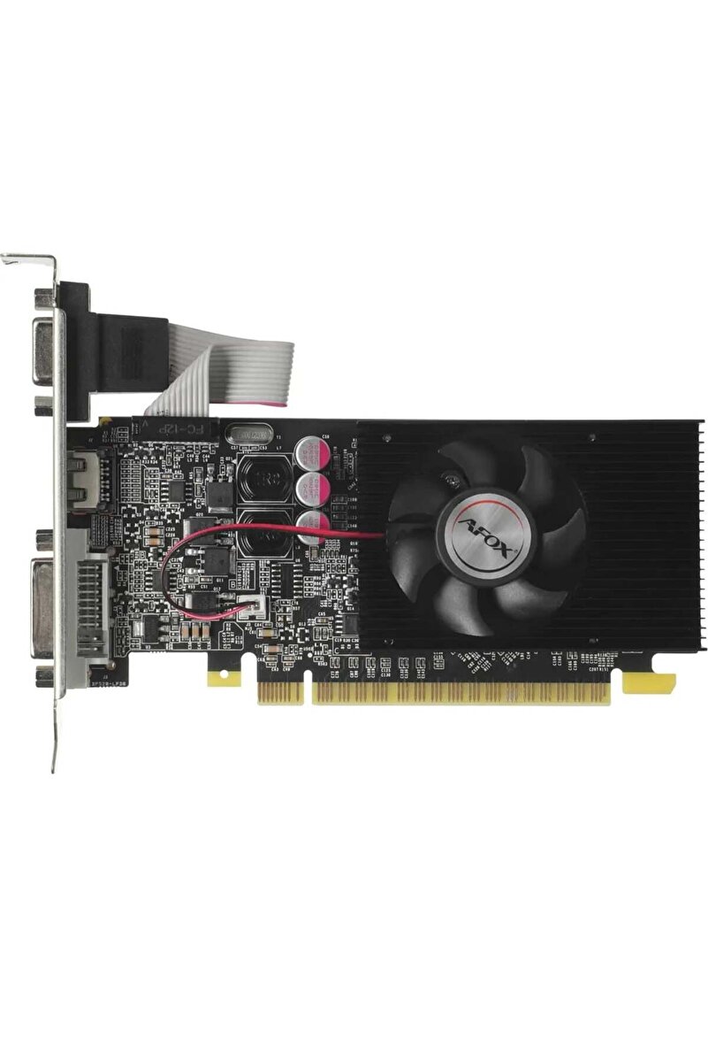 Afox Geforce Gt610 2gb Ddr3 64bit AF610-2048D3L6 DVI HDMI VGA LP Single Fan Ekran Kartı