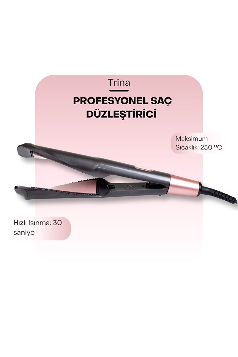 Trina Saç Düzleştiricisi Sihirli Düzleştici & Maşa 2in1