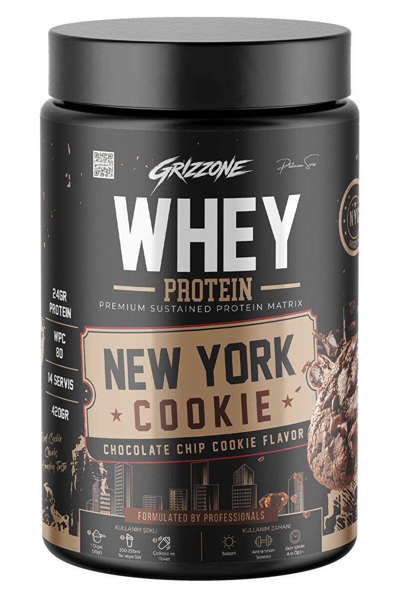 GRIZZONE WHEY PROTEİN NEW YORK COOKİE WHEY 420GR