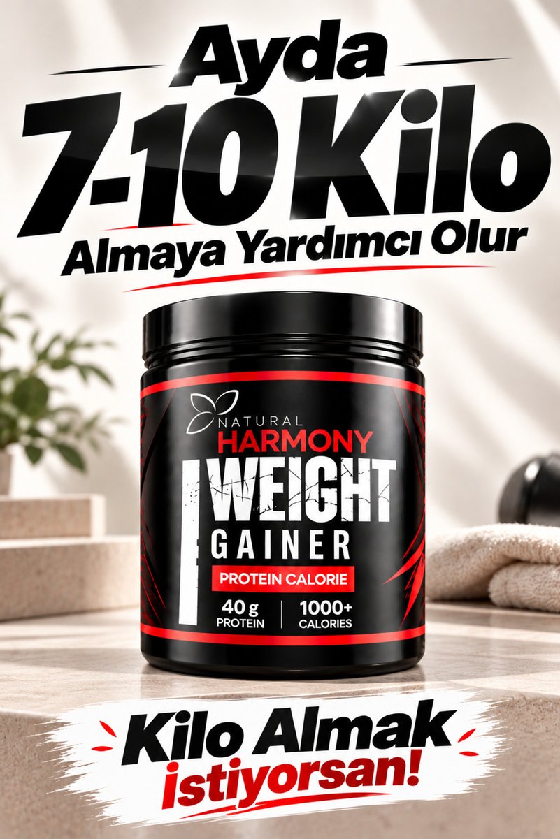 Natural Harmony protein toz Harmony Kakao ve muz Aromali - Besin Destekleyici l Protein Toz (1'Lİ SET)u