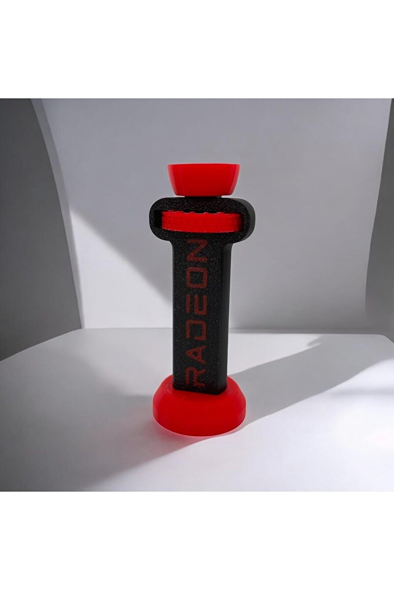 AyPenye Ayarlanabilir Ekran Kartı Tutucu Radeon logolu, Ekran Kartı Destek Aparatı, Gpu 1 Adet