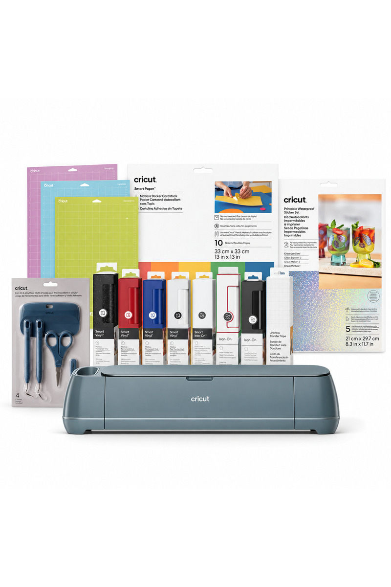 Cricut 2091774 Maker 4 Premium Tasarım Seti (Kesim Makinesi + Sarf Malzemeleri ve Aksesuarlar)