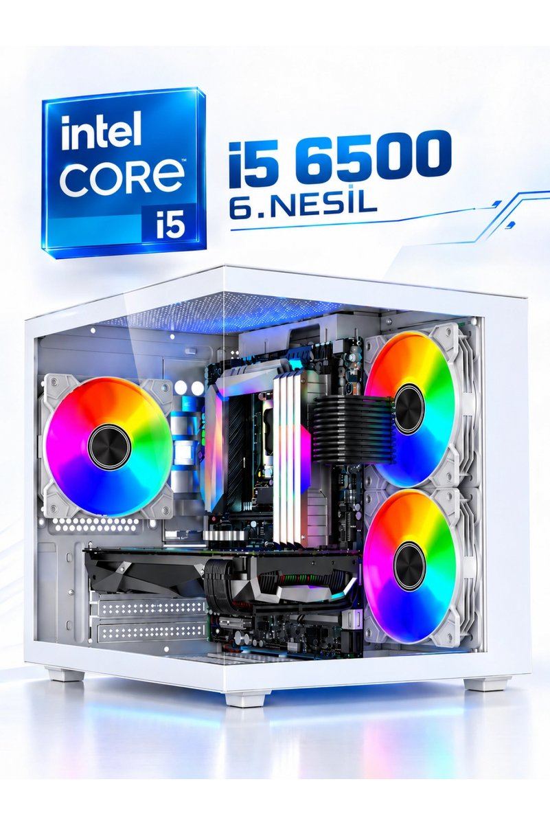 J-TECH Intel Core i5-6500 8GB RAM 256GB SSD Masaüstü Bilgisayar S1148