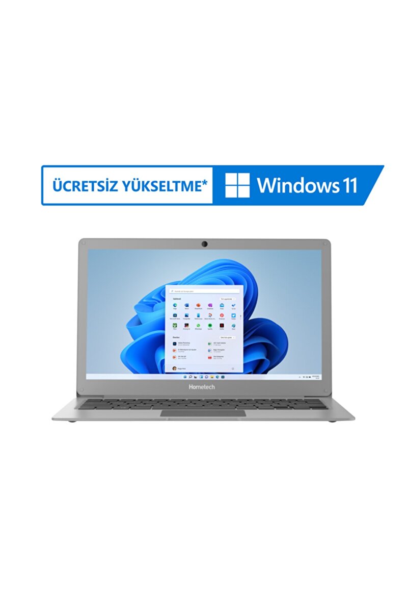 Hometech Alfa 470c Gri Intel Celeron N4020 4 Gb 128 Gb Ssd 14.1 Hd Windows 10 Home Dizüstü Bilgisayar