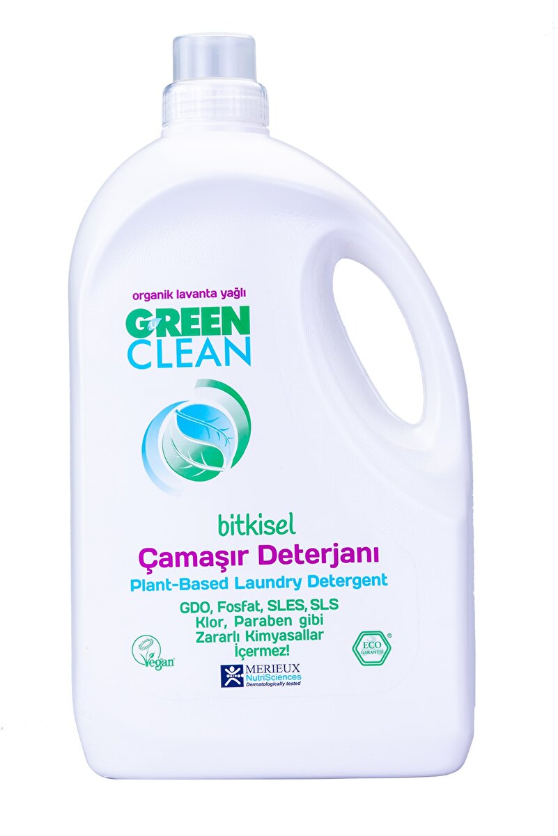 Green Clean Bitkisel Sıvı Çamaşır Deterjanı 2,75 Lt. Tek Ebat No Color