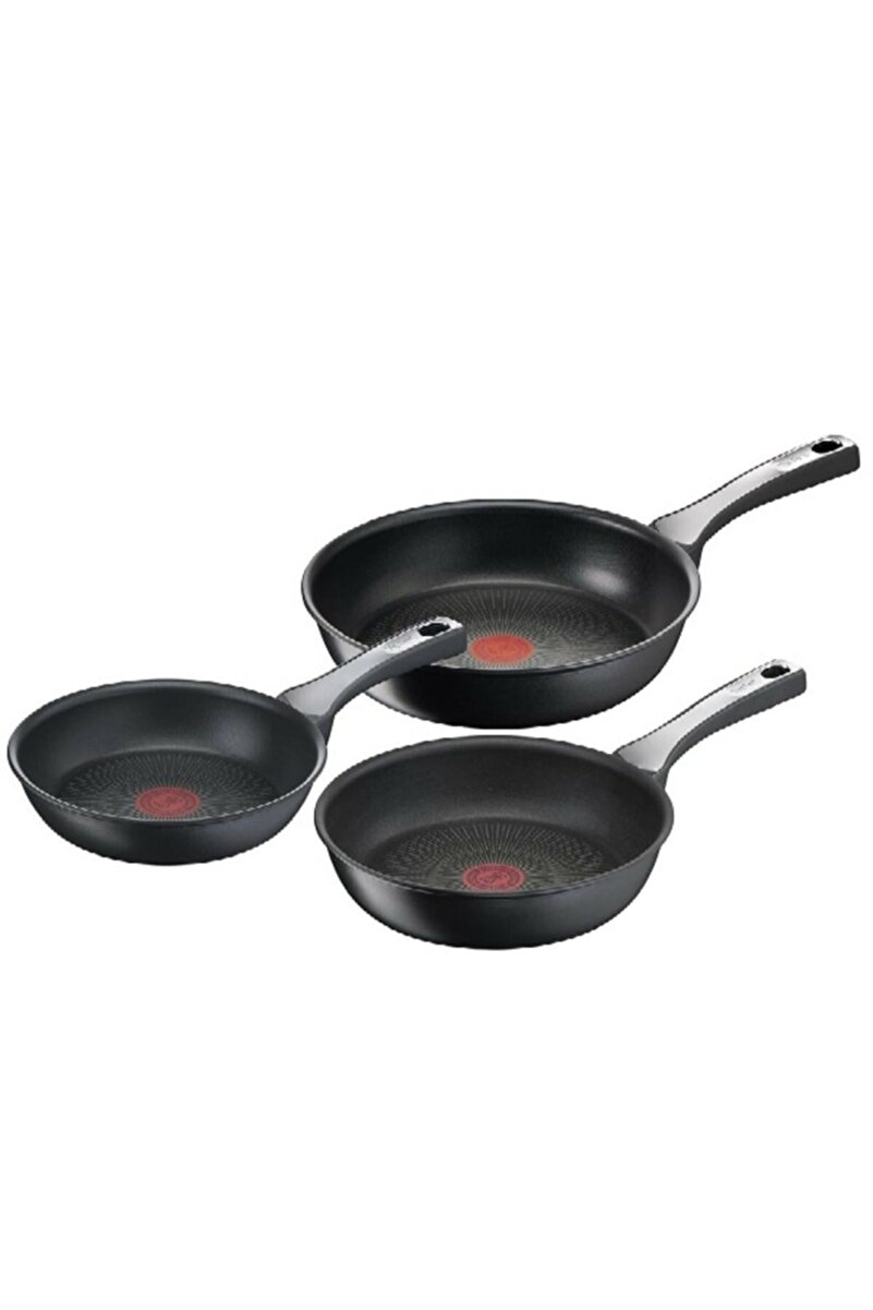 TEFAL Titanyum 6X UnlimitedOne İndüksiyon Tabanlı 20/24/28 Cm 3'lü Tava Seti - 2100116646