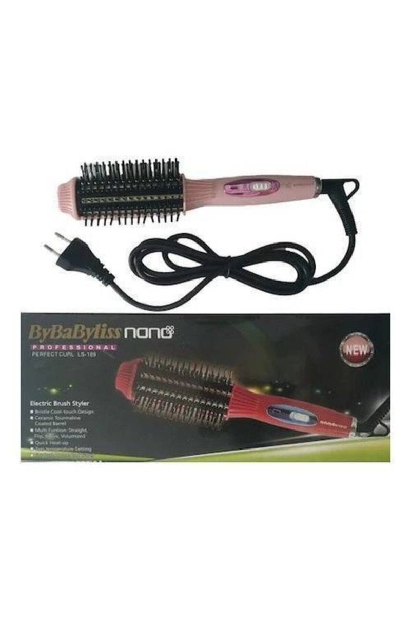 Babybiss Yok Profesyonel Bukle Tarağı Bybabyliss Nano Ls-189 Pembe Plastik C / F Yok 220 - 240 V 180 Derece