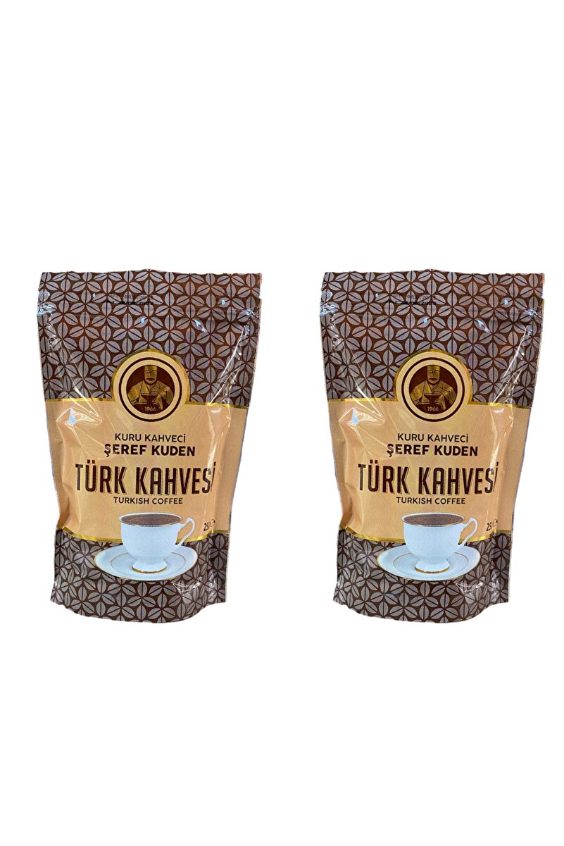 ŞEREF KUDEN KURUKAHVE VE BAHARAT Şeref Kuden Türk Kahvesi 2 Adet 250 Gram
