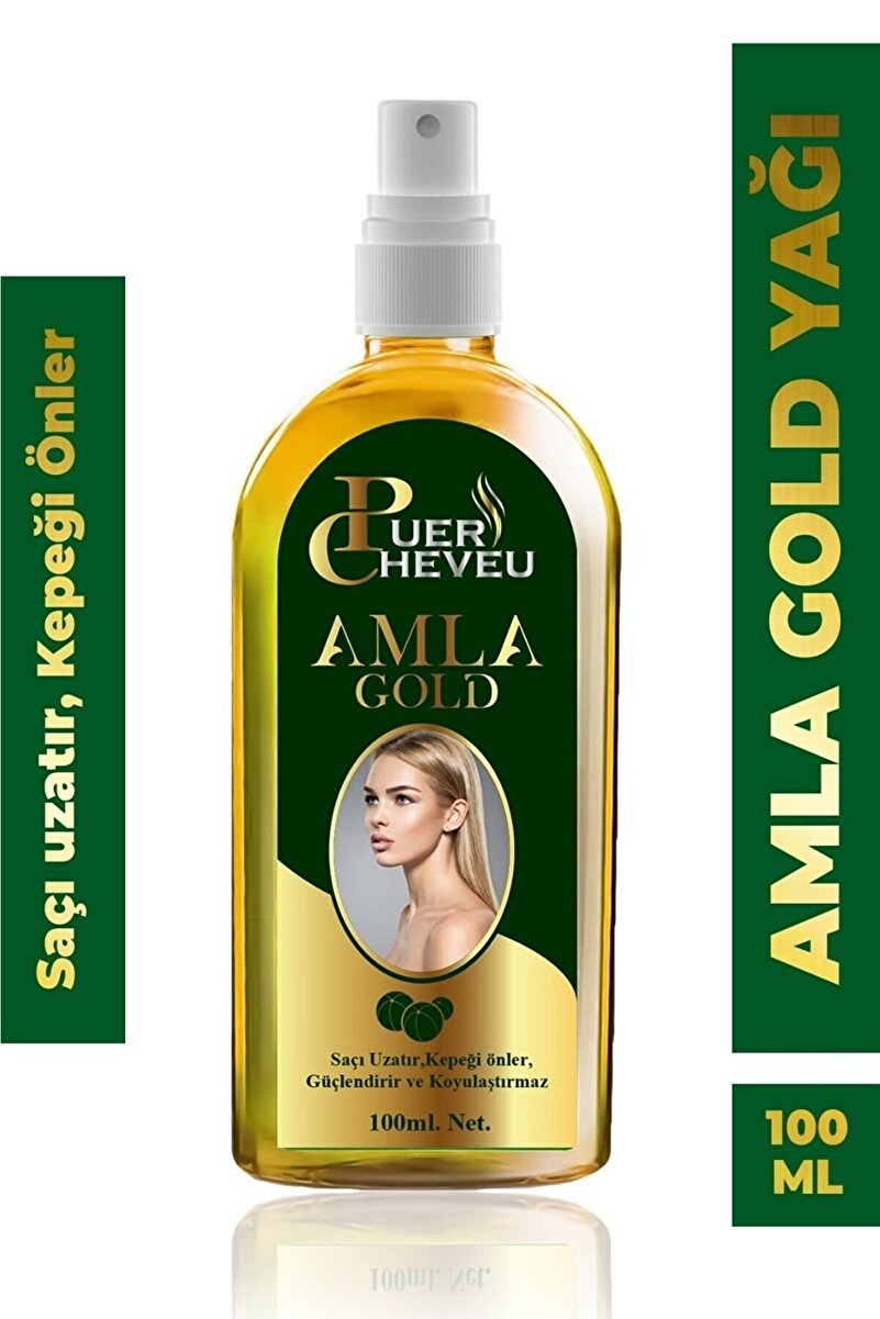 puer cheveu Amla Gold Saç Bakım Yağı 100 Ml