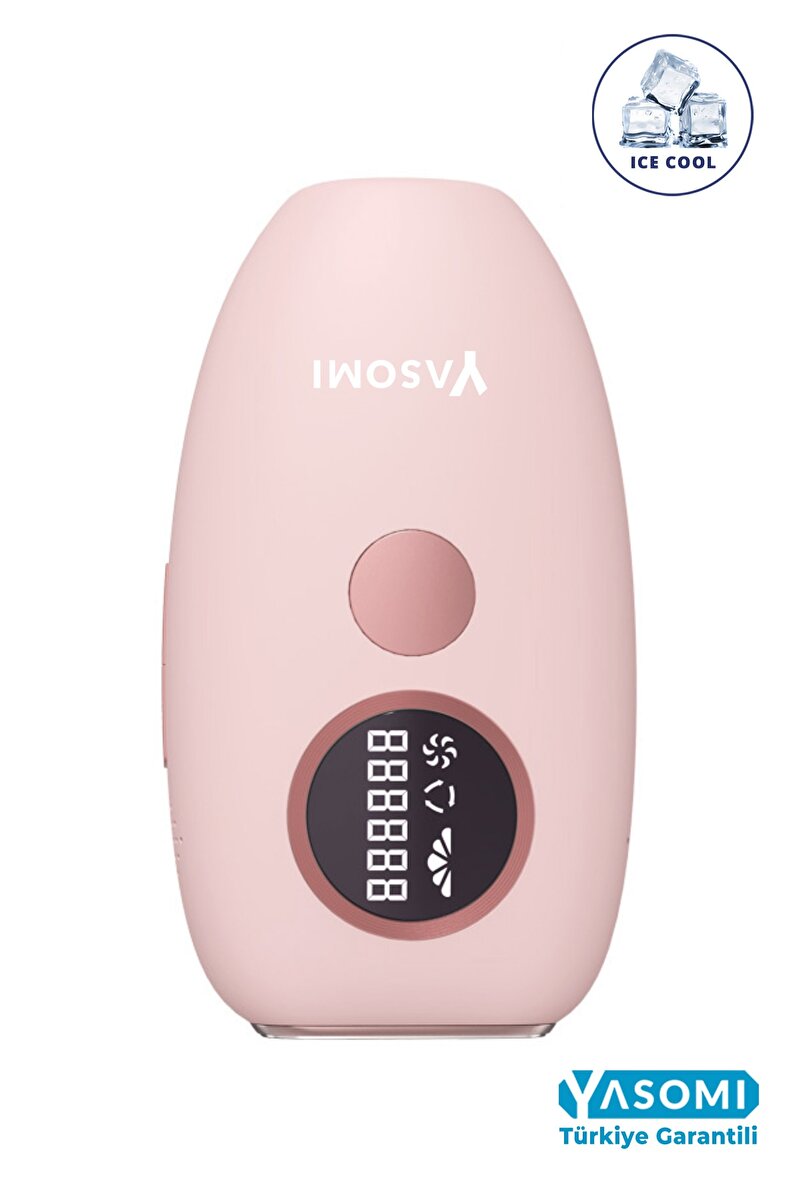 Yasomi T27S Buz Başlıklı ipl Lazer Epilasyon Cihazı Pembe 990000+ Atım ( Yasomi Türkiye Garantili )