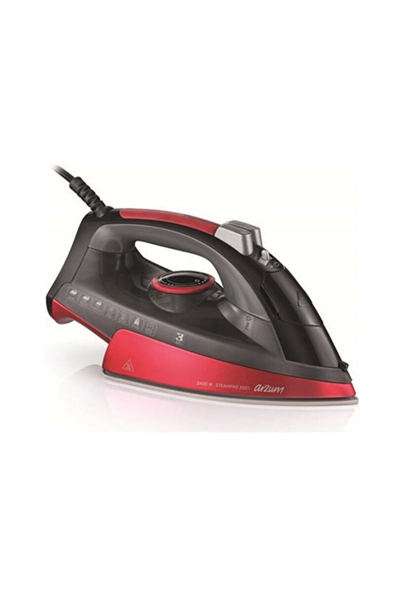 Arzum Ar683 Steampro 2002 Buharlı Ütü 2400W Seramik Taban Şok & Sürekli Buhar