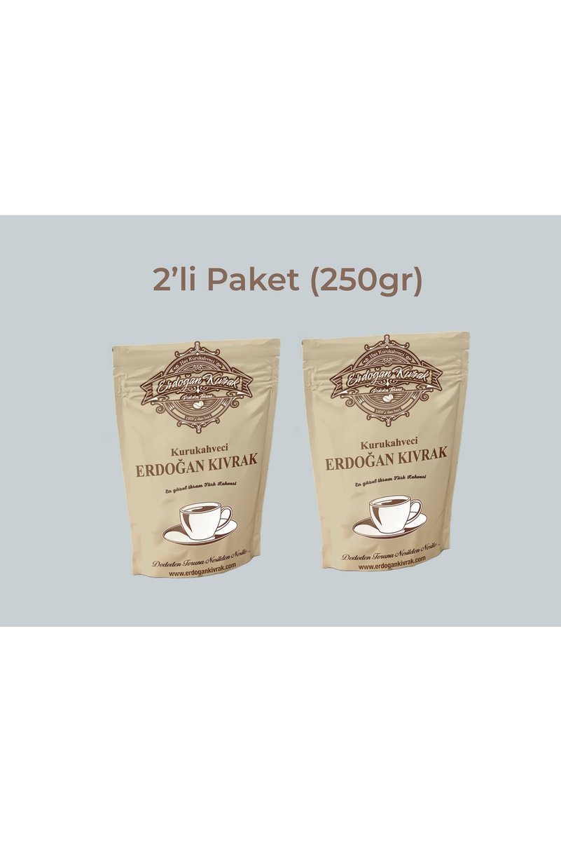 Kurukahveci Erdoğan Kıvrak Erdoğan Kıvrak Türk Kahvesi 2x 250gr