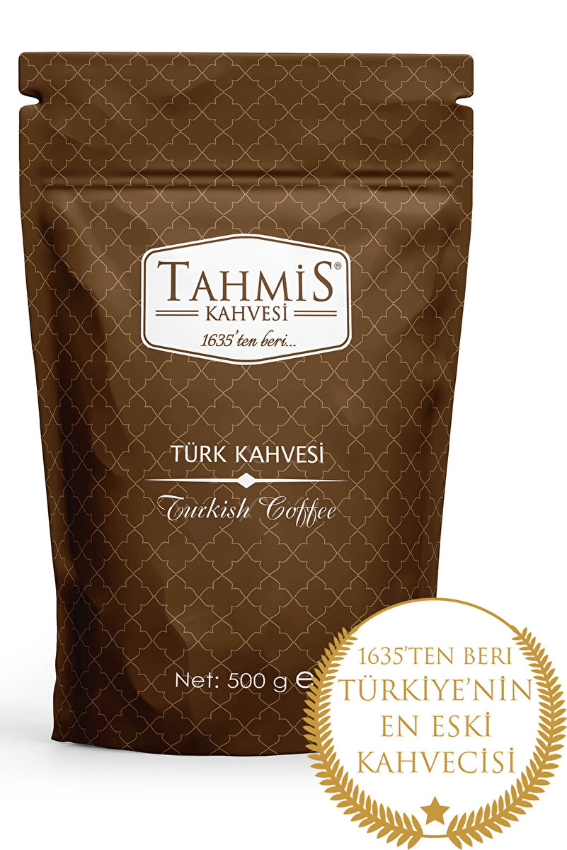Tahmis Türk Kahvesi Orta Kavrulmuş 500 Gr Doypack Paket - 1635'ten beri