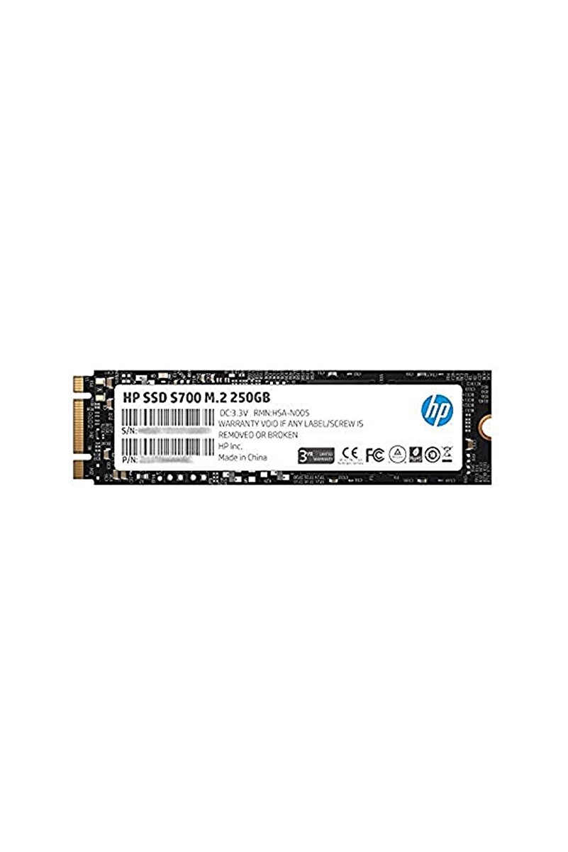 HP 250GB S700 2LU79AA M.2 Sata 3.0 SSD 560-510Mb Harddisk