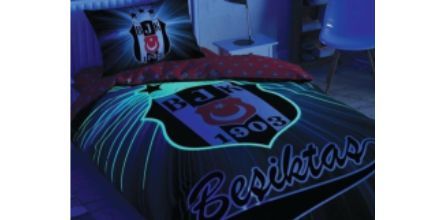 Göz Alıcı Taç Beşiktaş Lisanslı Tek Kişilik Nevresim Takımı