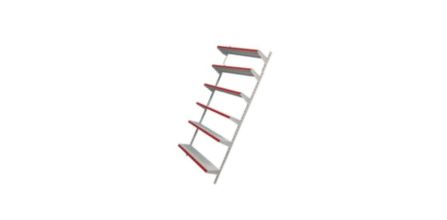 Mekoraf Market Raf Sistemi 2 Metre 90 Cm En Derilik 35 Cm 6 Katlı ...
