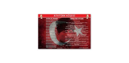 Farklı Tasarımlara Sahip Atatürk Köşesi Modelleri