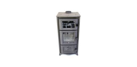 Modern Efor Soba Isı Pro 2 Fırınlı Şömine 3 Tarafı Camlı