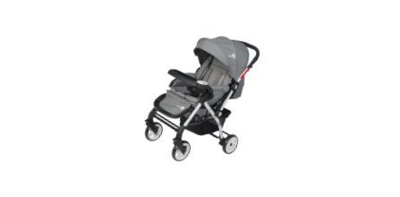 Kullanışlı ve Güvenli 4 Baby Bebek Arabası - Gri Fiyatı