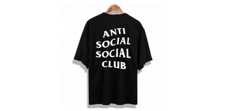 Shout Unisex Siyah Oversize Anti Social Social Club T-shirt Özellikleri