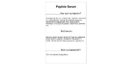 Doa Kozmetik Peptide Serumu Kimler Kullanabilir?