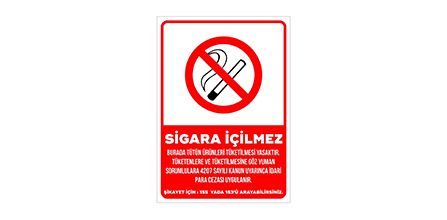 Dikkat Çeken Sigara İçilmez Levhası Seçenekleri