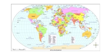Dünya Haritası Hakkında Merak Edilenler