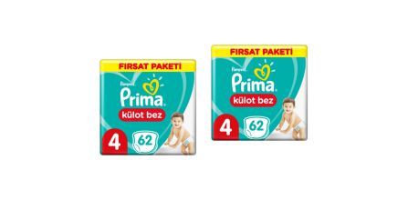 Prima Külot Bebek Bezi 4 Beden Maxi Fırsat Paketi Fiyatı