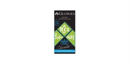 Glories Şekersiz Vegan Çikolata 100 Gr Özellikleri