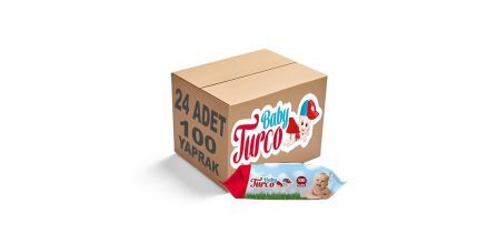 Baby Turco Islak Havlu Mendil Klasik Kapaklı 24'lü Set Fiyatı
