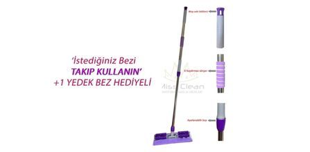 Missclean Yüzey Temizlik Mikrofiber Mop Kullanımı