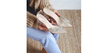 SercotiShoes Kadın Şeffaf Ayakkabı Paris Modeli
