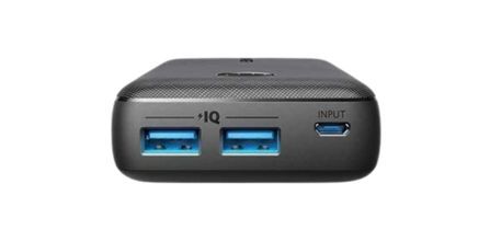 PowerCore Select 10000 - Banque d'alimentation - 10000 mAh - 12 Watt - IQ -  2 connecteurs de sortie (USB) - noir