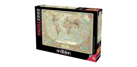 Anatolian Puzzle 2000 Parça Dünya Haritası Baskı Kalitesi Nasıldır?