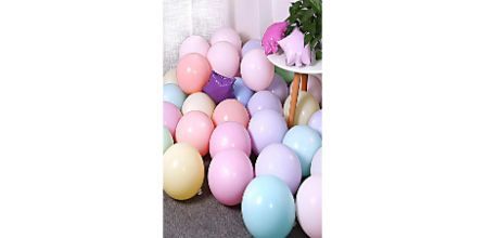 Parti Dolabı Pastel Karışık Renk 50'li Balon Ebatı Nasıl?