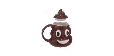 Eğlenceli Netavantaj Poo Emoji Şekilli 3D Özellikli Kupalar