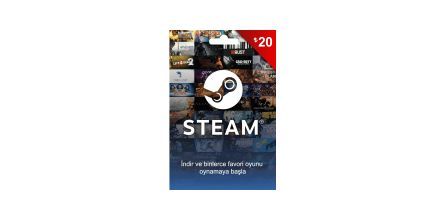 Steam 20 TL Kodu ile Dijital Oyun Keyfi