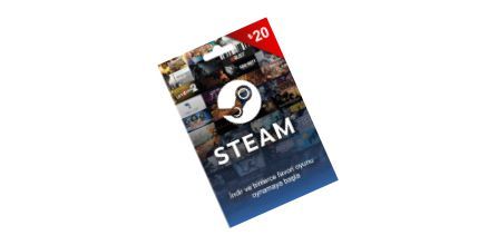 Avantajlı Steam 20 TL Cüzdan Kodu