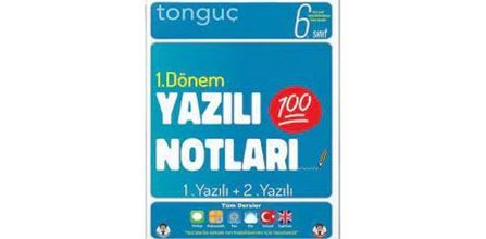 Tonguç Akademi 6. Sınıf Yazılı Notları 1. Dönem 1. ve 2. Yazılı Notları İçeriği