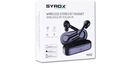 Syrox MX10 Bluetooth Kulaklık Tasarım Özellikleri Neler?