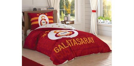 Dekoratif Görünümlü Taç Galatasaray Nevresim Takımı