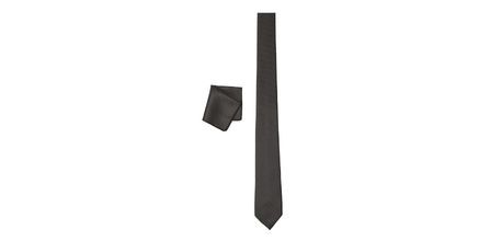 Erkek Siyah Nano Kravat-Mendil Set Modelleri ve Fiyatları