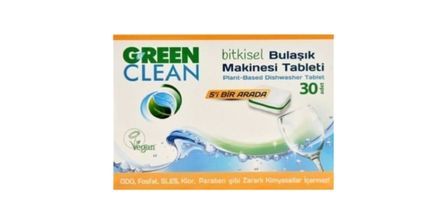 Pratik Kullanıma Sahip Green Clean Bulaşık Makinesi Tableti