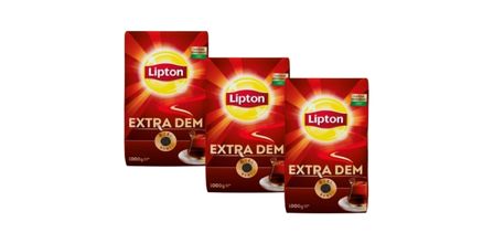 Lipton Extra Dem Dökme Çay 1000 gr x 3 Adet İçeriği