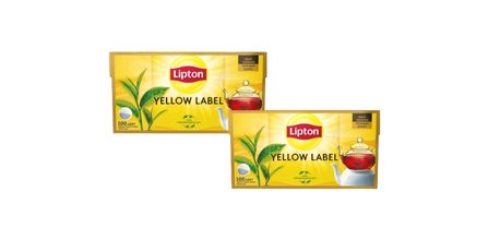 Lipton Yellow Label Demlik Poşet Çay 100'lü x 2 Adet İçeriği